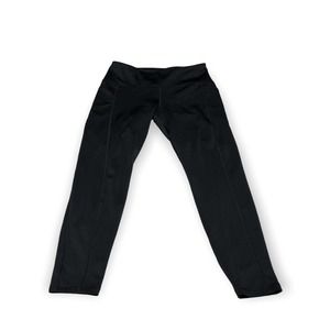 Spyder High Rise Leggings Yoga Running Womens Size Large Side Pockets Black